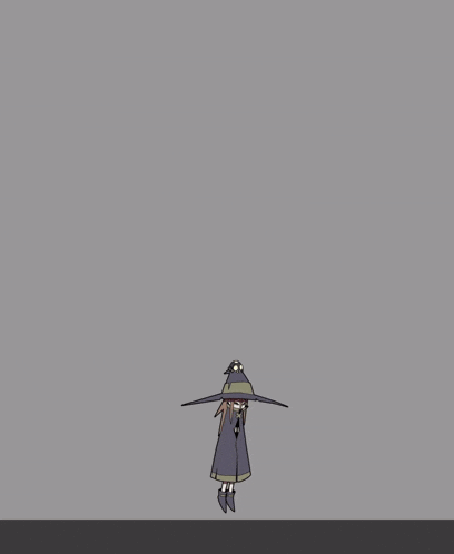 a drawing of a person with a hat and bandages on their hands