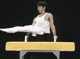 Very Impres....Wait A Minute GIF - Gymnastics Japan Pummel GIFs