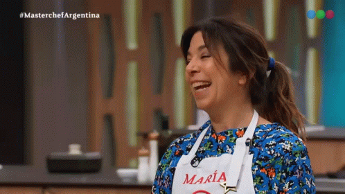 Que Risa Maria Odonnel GIF - Que Risa Maria Odonnel Master Chef Argentina GIFs