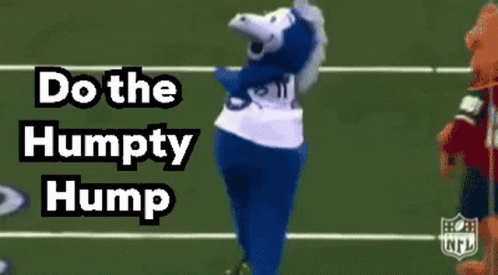 Indianapolis Colts Mascot GIF - Indianapolis Colts Mascot Humpty Hump GIFs