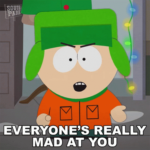 Everyones Really Mad At You Kyle GIF - Everyones Really Mad At You Kyle South Park GIFs