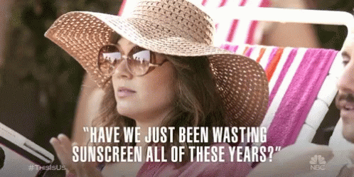 Have We Just Been Wasting Sunscreen All Of These Years This Is Us GIF - Have We Just Been Wasting Sunscreen All Of These Years This Is Us This Is Us Gifs GIFs