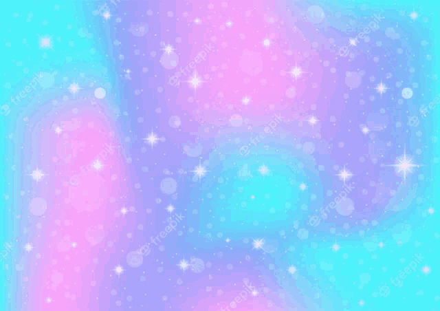 a colorful background with stars and dots on it