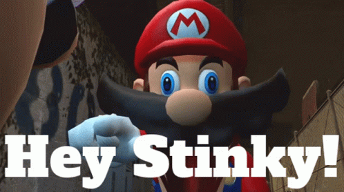 Smg4 Mario GIF - Smg4 Mario Hey Stinky GIFs