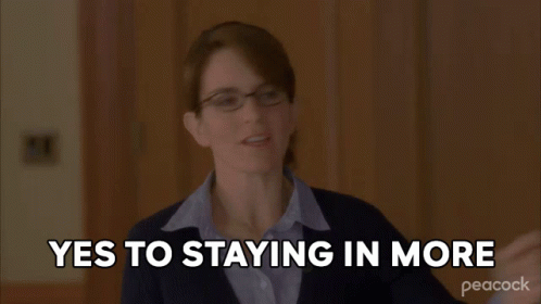 Yes To Staying In More Liz Lemon GIF - Yes To Staying In More Liz Lemon 30rock GIFs