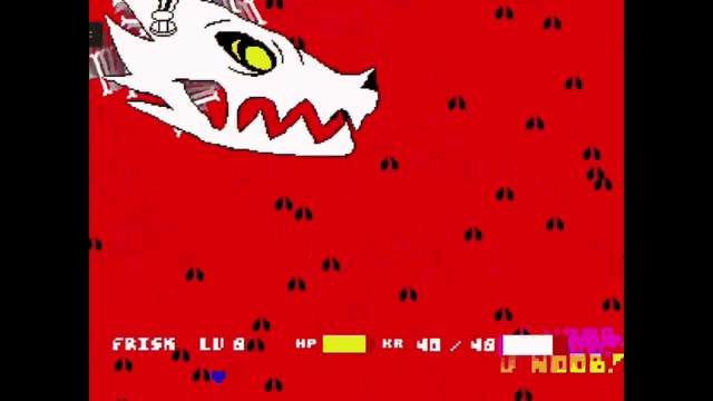 a drawing of a monster with the word frisk on the bottom right