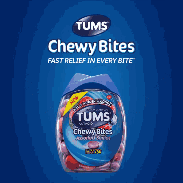 Tums Chewy Bites GIF - Tums Heartburn Antacid GIFs