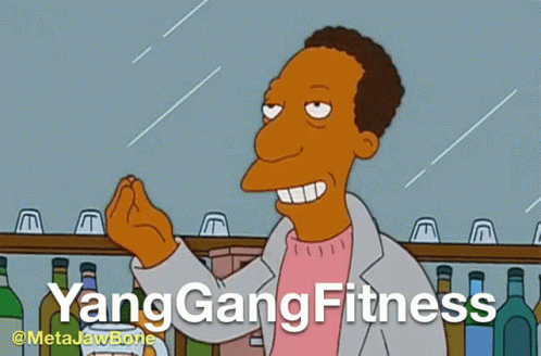 Yang Gang Fitness The Simpsons GIF - Yang Gang Fitness Yang Gang The Simpsons GIFs