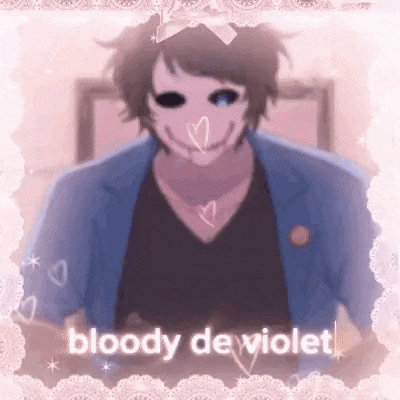 a man with a pink mask on his face is standing in front of a pink background .
