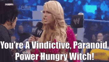 Kelly Kelly Witch GIF - Kelly Kelly Witch Youre A Vindictive GIFs