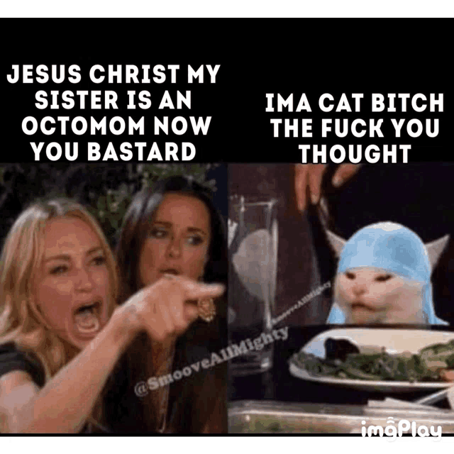 jesus christ my sister is an octomom now you bastard