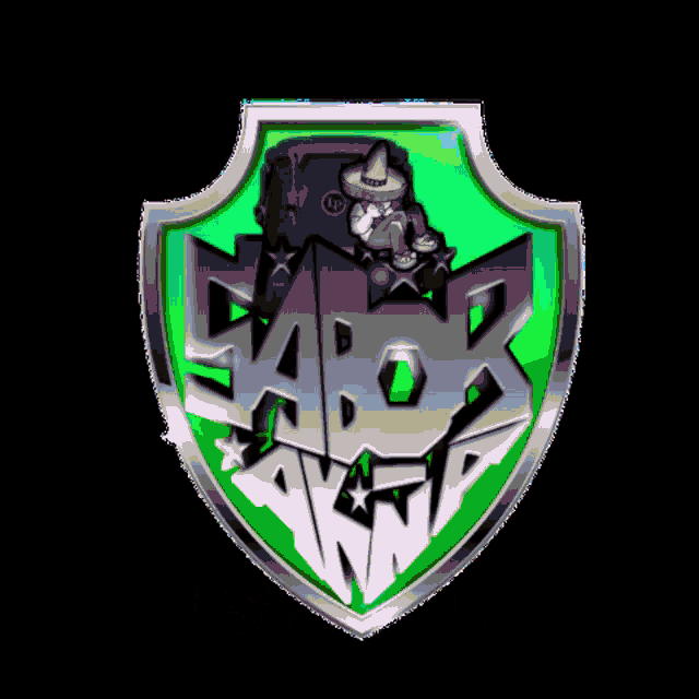 a green shield with the words gracias por compartir written on it