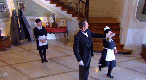 Dancing To A Death March GIF - Whodunnit Abc Giles GIFs