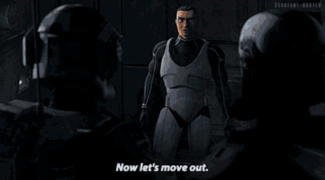 Star Wars Gregor GIF - Star Wars Gregor Now Lets Move Out GIFs