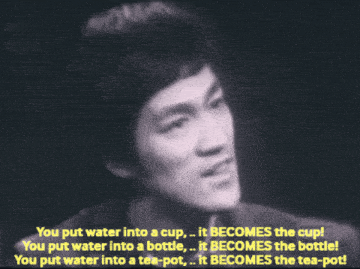 Bruce Lee Bruce Lee Water GIF - Bruce Lee Bruce Lee Water Bruce Lee Water Cup Bottle Teacup GIFs