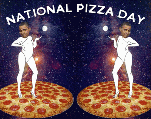 National Pizza Day GIF - National Pizza Day Pizzaday Obama GIFs