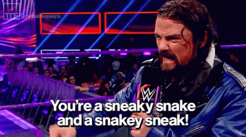 Brian Kendrick Sneaky Snake GIF - Brian Kendrick Sneaky Snake Snakey Sneak GIFs
