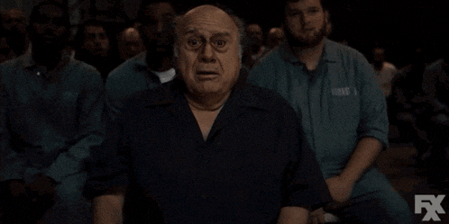 a man says i don 't get it ? in front of a crowd of people