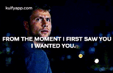 a woman is standing in front of a crowd and says from the moment i first saw you i wanted you