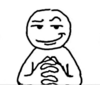a black and white drawing of a person with a smiley face and a spiral around their waist .