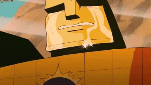 a cartoon of a man with a tear coming out of his mouth