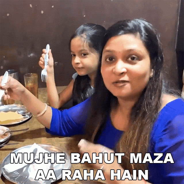 Mujhe Bahut Maza Aa Raha Hain Aeshna GIF - Mujhe Bahut Maza Aa Raha Hain Aeshna Dhwani GIFs