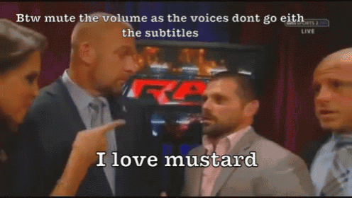 Dean Hates Mustard GIF - Wwe Wrestlemania Raw GIFs