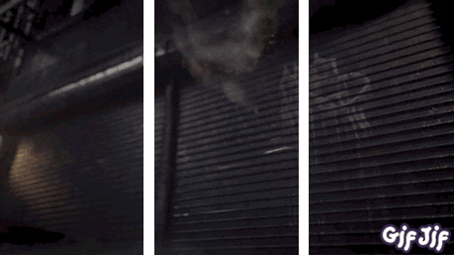 a gif of a wolverine with a fireball in his head
