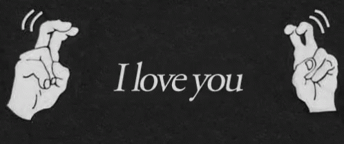 Love You Air Quotes GIF - Love You Air Quotes I Love You GIFs