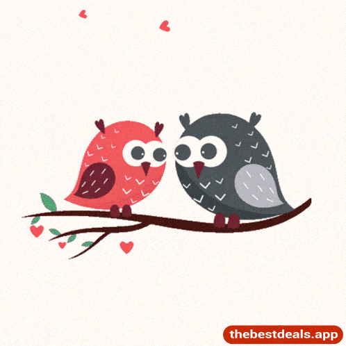two birds sitting on a branch with the words be my valentine
