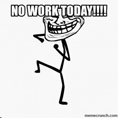 No Work Today Troll Dance GIF - No Work Today Troll Dance Dance GIFs