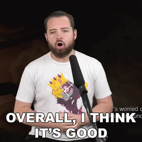 Overall I Think Its Good Bricky GIF - Overall I Think Its Good Bricky Bigbrickplays GIFs