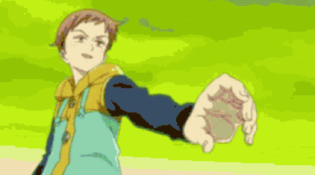 a pixel art drawing of a person 's chest and arms