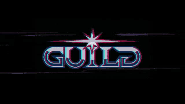 a guild logo with a star in the center
