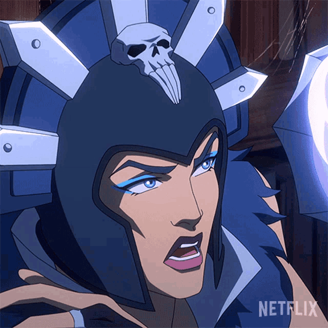Panting Evil Lyn GIF - Panting Evil Lyn Masters Of The Universe Revelation GIFs