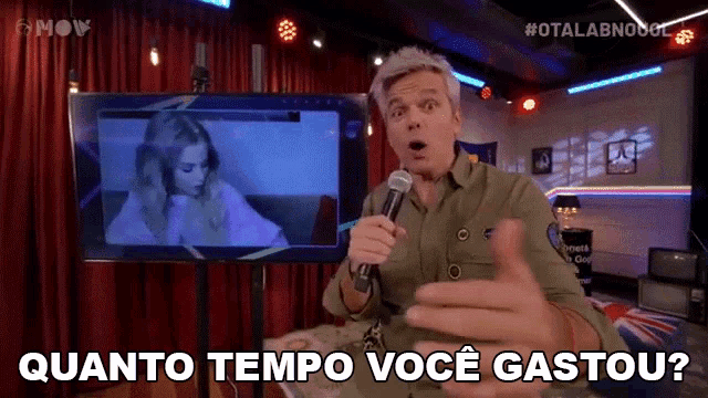 Quanto Tempo Voce Gastou Otaviano Costa GIF
