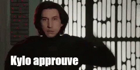Kylo Approuve GIF - Kylo Ren Star Wars Approve GIFs