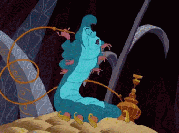 Who Are You Caterpillar GIF - Who Are You Caterpillar Alice In Wonderland GIFs
