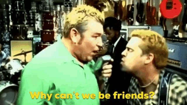 Smash Mouth Why Cant We Be Friends GIF - Smash Mouth Why Cant We Be Friends Get Along GIFs