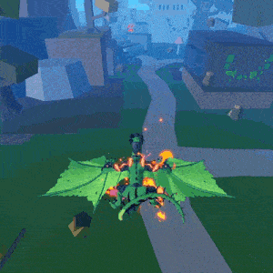 a video game shows a sword being thrown at a person