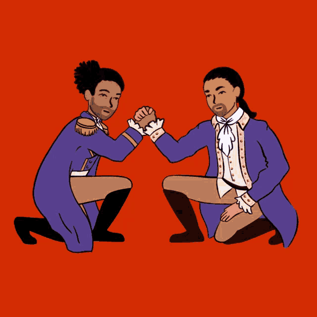a poster that says immigrants on it with two men shaking hands