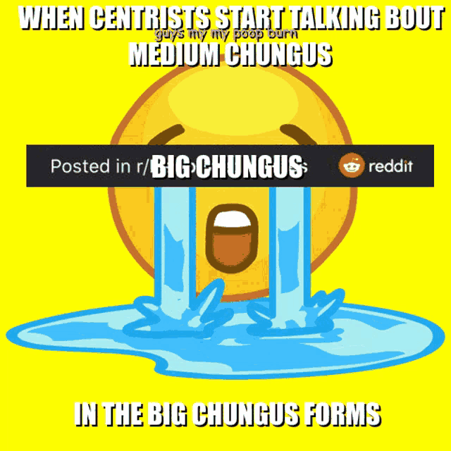 a cartoon of a crying face with tears coming out of its eyes