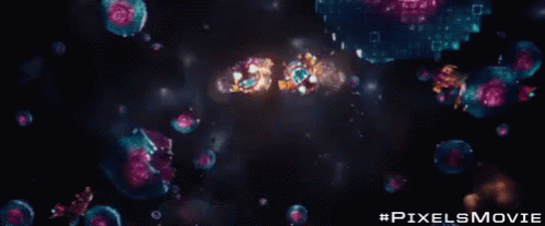 Sky Blast GIF - Pixels Pacman Explode GIFs