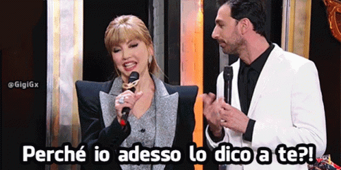 Milly Carlucci Lo Dico A Te GIF - Milly Carlucci Lo Dico A Te Il Cantante Mascherato GIFs