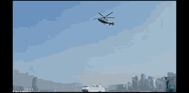 Helicopter Up In The Sky GIF - Helicopter Up In The Sky Taking Off GIFs