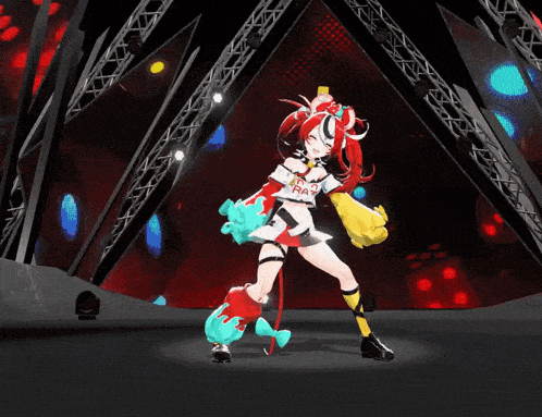a girl in a cheerleader outfit has the word rage on her top