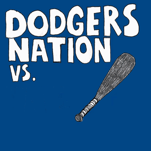 a poster for dodgers nation vs state