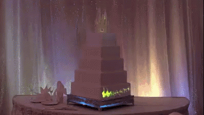 Projection Cake 2 - Cake GIF - Cake Tinkerbell Projection Cake GIFs