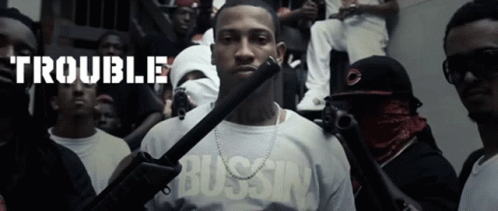 Trouble Bussin GIF - Trouble Bussin Stare GIFs