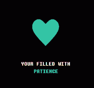 a blue heart with the words your filled with